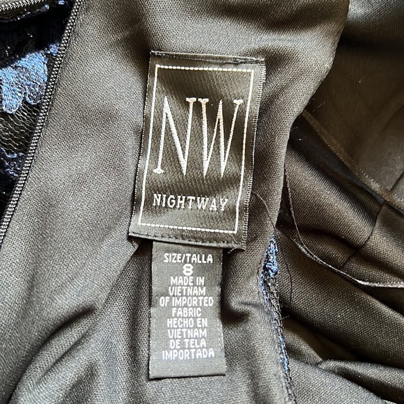 Evening party dress by Nightway, EUC - Picture 7 of 7